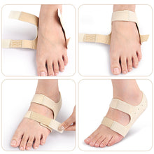 Load image into Gallery viewer, Foot Arch and Heel Protection Cover Shock Absorption Foot Protection Crack Prevention Height Correction Flat Arch Support Insole