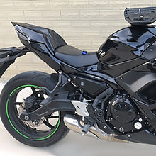 Load image into Gallery viewer, Motorcycle Rear Passenger Pillion Seat Cover Fairing Cowl Shock Absorption For Kawasaki Ninja650R 650R Z650 Z-650 2017-2023