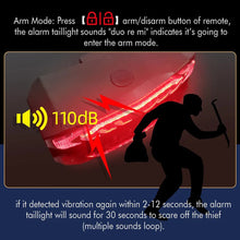 Load image into Gallery viewer, Bicycle Intelligent Sensor Brake Taillight Waterproof And Anti-Theft Remote Control Steering Warning Light Type-C Charging