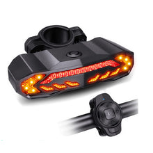 Load image into Gallery viewer, Bicycle Intelligent Sensor Brake Taillight Waterproof And Anti-Theft Remote Control Steering Warning Light Type-C Charging