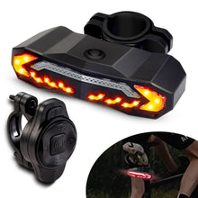 Load image into Gallery viewer, Bicycle Intelligent Sensor Brake Taillight Waterproof And Anti-Theft Remote Control Steering Warning Light Type-C Charging