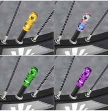 Load image into Gallery viewer, 1PC Multi-Functional Bicycle Aluminum Alloy Presta Valve Core Dust Cover Tubeless Tire Valve Core Disassembly Tool