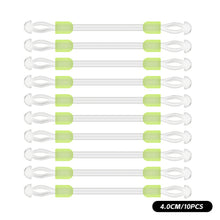Load image into Gallery viewer, 10PCS 1.5-5CM Silicone Sub-Wire Fixed-Distance Fork Bean Anti-Winding Quick-Hanging Hook Spreader Fishing Accessories