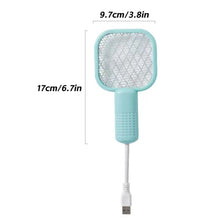 Load image into Gallery viewer, 1PC Multi-Functional Mini Household Electric Mosquito Swatter Plug And Play USB Mosquito Killer Light For Outdoor Camping