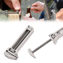 Load image into Gallery viewer, 1PC Multi-Functional Compact Zinc Alloy Auxiliary Tool Adjustable Wrench Outdoor Bottle Opener Screwdriver