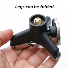 Load image into Gallery viewer, Outdoor Camping Gas Canister Foldable Tripod Adapter With Copper Core Locking Function Flat-To-Long Gas Canister Converter