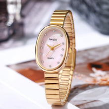 Load image into Gallery viewer, Minimalist Oval Quartz Watch Women Watch Fashion Steel Belt Quartz Casual Wristwatch Gifts Quartz Wristwatch