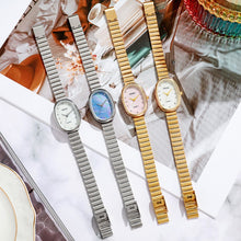 Load image into Gallery viewer, Minimalist Oval Quartz Watch Women Watch Fashion Steel Belt Quartz Casual Wristwatch Gifts Quartz Wristwatch