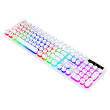 Load image into Gallery viewer, 104Keys Shadow Mechanical Feeling Cool Lighting Desktop Computer Laptop Esports Game Illuminated Wired Keyboard