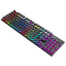 Load image into Gallery viewer, 104Keys Shadow Mechanical Feeling Cool Lighting Desktop Computer Laptop Esports Game Illuminated Wired Keyboard