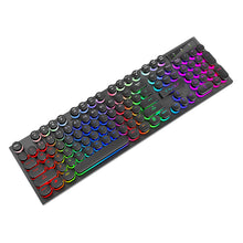 Load image into Gallery viewer, 104Keys Shadow Mechanical Feeling Cool Lighting Desktop Computer Laptop Esports Game Illuminated Wired Keyboard