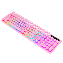 Load image into Gallery viewer, 104Keys Shadow Mechanical Feeling Cool Lighting Desktop Computer Laptop Esports Game Illuminated Wired Keyboard