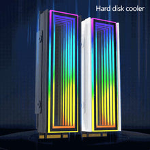 Load image into Gallery viewer, ARGB AURA Plug Sync Computer SSD M2 Radiator Aluminum PC RGB M.2 Nvme Cooler Heatsink Solid State Drive Heat Sink Cooler