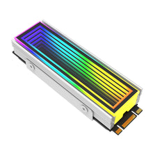 Load image into Gallery viewer, ARGB AURA Plug Sync Computer SSD M2 Radiator Aluminum PC RGB M.2 Nvme Cooler Heatsink Solid State Drive Heat Sink Cooler