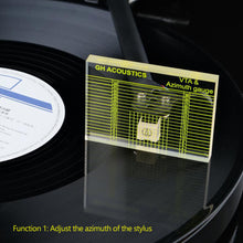 Load image into Gallery viewer, Turntable Cartridge Tonearm VTA Balance Measuring Azimuth Horizontal Adjustment Ruler Tool For LP Vinyl Record Player Phonograph
