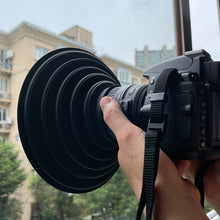 Load image into Gallery viewer, Silicone Lens Hood New Anti Reflective Foldable Reversible Lens Shade Diameter 50mm~70mm,70mm~90mm Anti-glass Camera Lens Hood