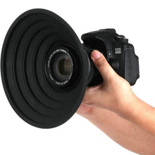 Load image into Gallery viewer, Silicone Lens Hood New Anti Reflective Foldable Reversible Lens Shade Diameter 50mm~70mm,70mm~90mm Anti-glass Camera Lens Hood
