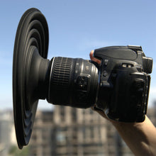Load image into Gallery viewer, Silicone Lens Hood New Anti Reflective Foldable Reversible Lens Shade Diameter 50mm~70mm,70mm~90mm Anti-glass Camera Lens Hood