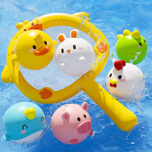 Load image into Gallery viewer, Multi-Function Baby Water Play Toys Interactive Educational Bath Floating Time Sensory Toys Grip-Friendly with Light Up