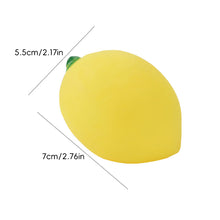 Load image into Gallery viewer, Vinyl Fruit Squeeze Toys Baby Sensory Water Play Fake Fruit Vegetable Squeaky Sensory Stimulation BPA-free Interactive Bathing Toy Kit