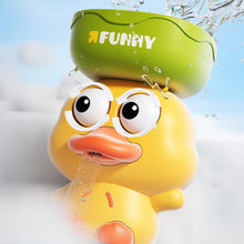 Load image into Gallery viewer, Colorful Rotating Duck Water Wheel Toy for Babies Splash Bath Time Fun with Suction Cups Parent-Child Bath Sensory Toy for Toddlers