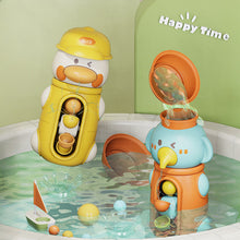 Load image into Gallery viewer, Rotating Water Wheel Toy for Baby Shower Elephant/Duck Suction Cup Multi-Sensory Engagement Toy Bathtub Spinner Parent-Child Bath Toy