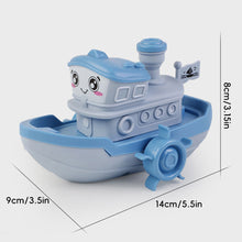Load image into Gallery viewer, Educational Mechanical Bath Boats Set Safe Splash Play Water Boats Parent-Child Bath Interaction Toys for Bathtub Fun