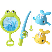Load image into Gallery viewer, Magnetic Fishing Bath Toy Set Whale Water Play Develop Motor Skills Bathtub Fun Toy Interactive Water Activity Set