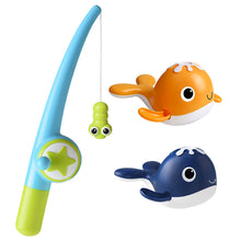 Load image into Gallery viewer, Magnetic Fishing Bath Toy Set Whale Water Play Develop Motor Skills Bathtub Fun Toy Interactive Water Activity Set