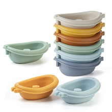 Load image into Gallery viewer, Stackable Bath Boats for Toddlers Water Play Animal Bath Stacking Boats with Puppets Sensory Bath Toys for Babies Parent-Child Bath Time