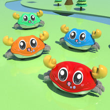 Load image into Gallery viewer, Crawling Dual Inertia Bubble Crab Toy Learning Through Play Walking Crab Toy Pull-Back Non-Battery Inertia Car for Kids