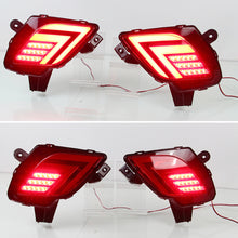Load image into Gallery viewer, Pair Auto LED Rear Bumper Reflector Lights Driving Brake Warning Dynamic Turn Signal Lamps For Mazda CX5 CX-5 2012 - 2016 DC12V