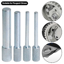 Load image into Gallery viewer, 4Pcs Car Engine Timing Pins Locking Tools Kit For 1.4 and 1.6 HDI / TDCI PSA Peugeot Citroen Ford Mazda Suzuki