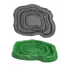 Load image into Gallery viewer, Simulated Natural Rock Shape Reptile Food Water Bowl Bathing Dish Dual Use Bowl For Turtles Lizard Snake Frog