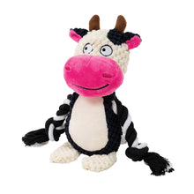 Load image into Gallery viewer, Dog Plush Chew Toy Cute Animals Shaped Pet Plush Cotton Rope Toy Interactive Toy Tug Of War Chew Resistan Squeaky Toy
