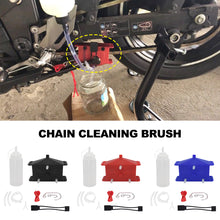 Load image into Gallery viewer, Motorcycle Chain Cleaning Machine Kit Brush Gear Cleaner Tool For Motorbike Chains Lube Device Lubricating Accessory 