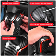 Load image into Gallery viewer, Carbon Fiber Car Gear Shift Knob Cover Lever Stick Head Car Accessories Auto Parts Trim For Toyota Corolla 2019-2024 Camry 2018-2023