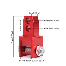 Load image into Gallery viewer, M8 M10 Motorcycle Modify Rear Shock Round End Change Fork End Accessories Dual Fork Port Rear Shock Height Increase Part