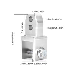 Load image into Gallery viewer, M8 M10 Motorcycle Modify Rear Shock Round End Change Fork End Accessories Dual Fork Port Rear Shock Height Increase Part