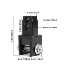 Load image into Gallery viewer, M8 M10 Motorcycle Modify Rear Shock Round End Change Fork End Accessories Dual Fork Port Rear Shock Height Increase Part