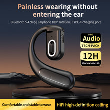 Load image into Gallery viewer, 1PC 180° Rotating Reversible Wireless Bluetooth Headphones Ear-Hook Business Sports Headphones
