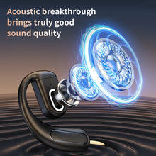 Load image into Gallery viewer, 1PC 180° Rotating Reversible Wireless Bluetooth Headphones Ear-Hook Business Sports Headphones