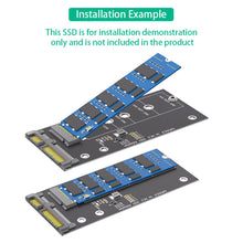 Load image into Gallery viewer, M.2 NGFF to SATA Adapter Card B Key/B & M Key SSD Converter NGFF M2 to 2.5 Inch SATA III Drivers For NGFF M.2 2280 2260 2242 2230 SSD (Not for M.2 NVME)