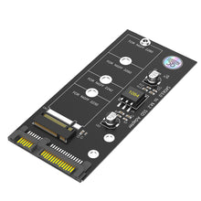 Load image into Gallery viewer, M.2 NGFF to SATA Adapter Card B Key/B & M Key SSD Converter NGFF M2 to 2.5 Inch SATA III Drivers For NGFF M.2 2280 2260 2242 2230 SSD (Not for M.2 NVME)