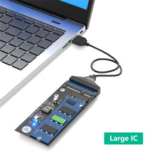 Load image into Gallery viewer, M.2 NGFF to SATA Adapter Card B Key/B & M Key SSD Converter NGFF M2 to 2.5 Inch SATA III Drivers For NGFF M.2 2280 2260 2242 2230 SSD (Not for M.2 NVME)
