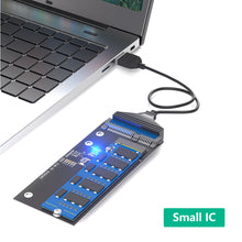 Load image into Gallery viewer, M.2 NGFF to SATA Adapter Card B Key/B & M Key SSD Converter NGFF M2 to 2.5 Inch SATA III Drivers For NGFF M.2 2280 2260 2242 2230 SSD (Not for M.2 NVME)