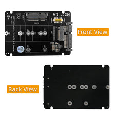 Load image into Gallery viewer, 1PC 2 IN 1 Combine M.2 NGFF Key B & mSATA SSD To SATA3 Adapter