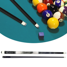 Load image into Gallery viewer, 1PC 147CM 13MM Large-Head Carbon Fiber Imitation Billiard Cue 1/2 Split Birch Wood Chinese 8-Ball Billiard Cue