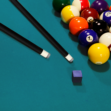 Load image into Gallery viewer, 1PC 147CM 13MM Large-Head Carbon Fiber Imitation Billiard Cue 1/2 Split Birch Wood Chinese 8-Ball Billiard Cue