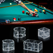 Load image into Gallery viewer, 1PC Transparent Acrylic Chalk Storage Box Square Round Hexagonal Chalk Stain-Proof And Moisture-Proof Protective Box Billiards Supplies